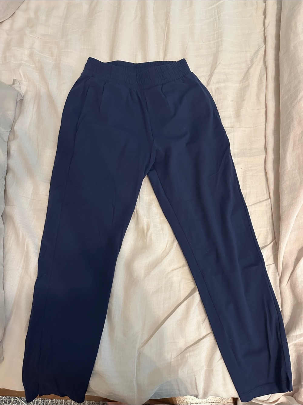 Marine Layer Weekend Sport Cropped Pants Navy XS